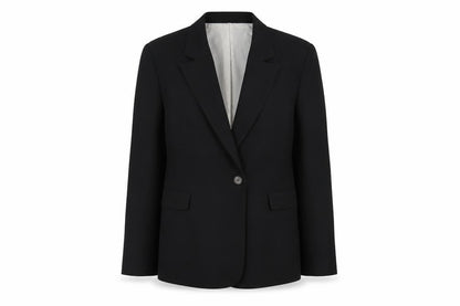 Topshop Women's Black Blazer Size 10 Regular Fit