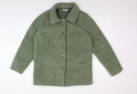 Damart Women's Green Mid-Length Jacket Size S