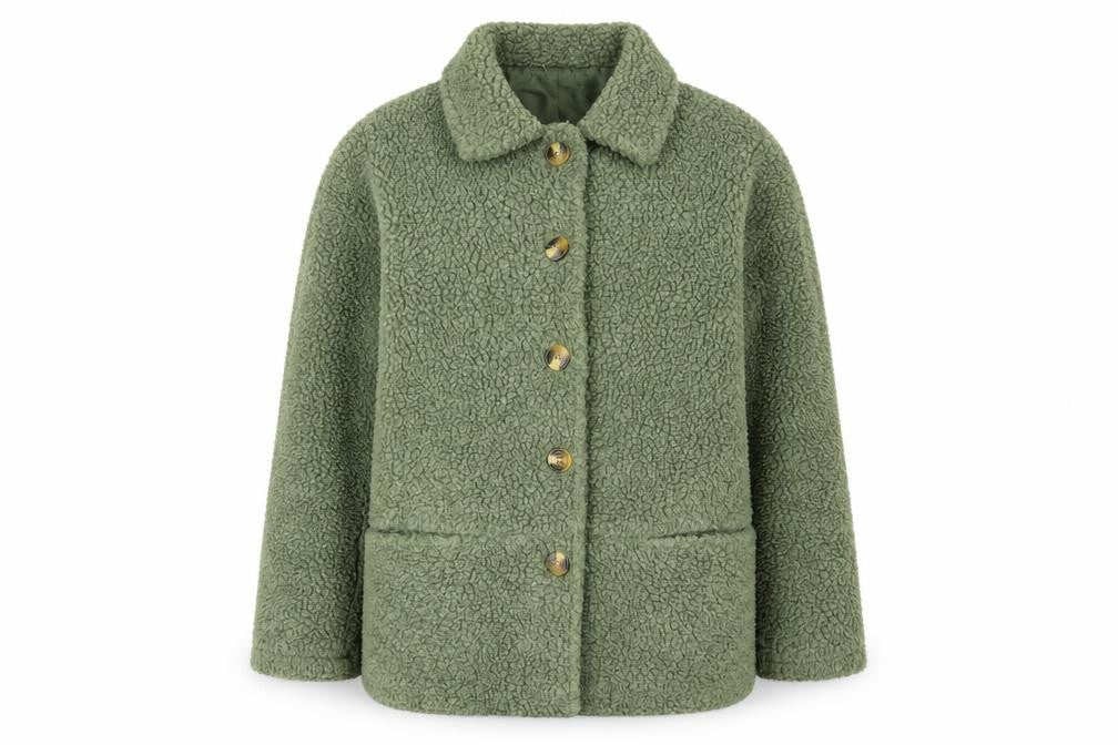 Womens UK Size S Damart Green Basic Jacket