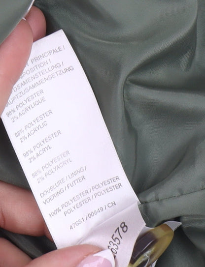 Womens UK Size S Damart Green Basic Jacket