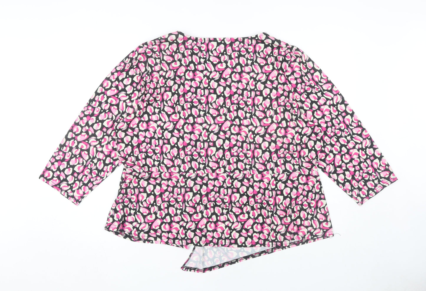 Womens UK Size 22 M&Co Pink Basic Blouse