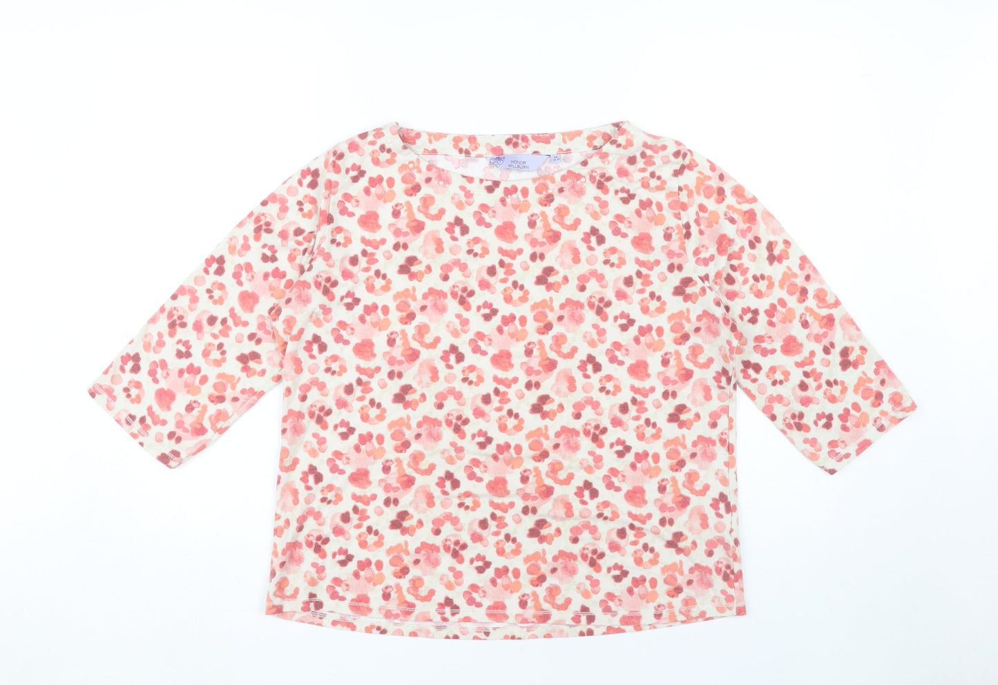 Womens UK Size M Honor Millburn Multicoloured Basic T-Shirt