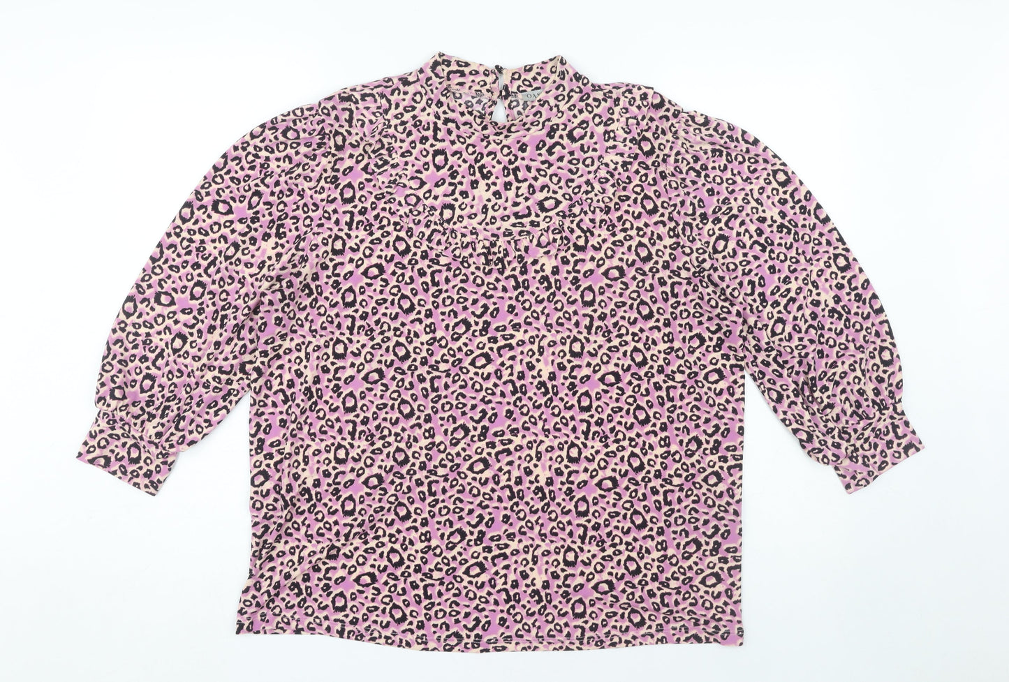 Womens UK Size L Oasis Pink Tunic Blouse
