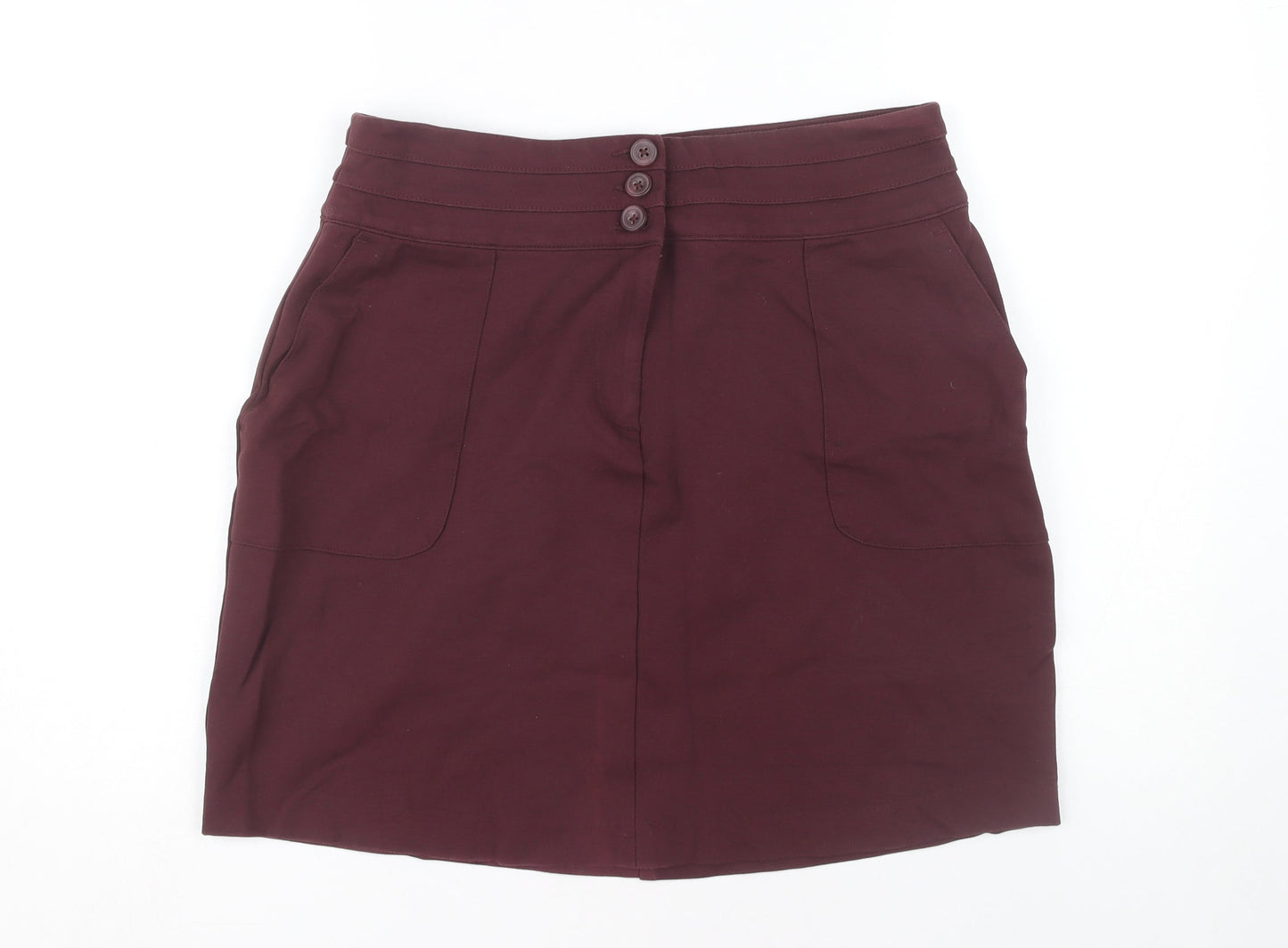 Marks and Spencer Women's Purple Knee Length Skirt Size 14