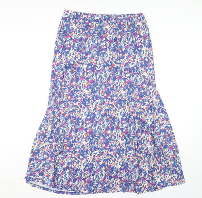 Patra Women's Multicoloured Floral Midi Skirt XL