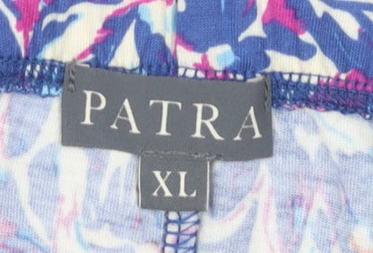 Patra Women's Multicoloured Floral Midi Skirt XL
