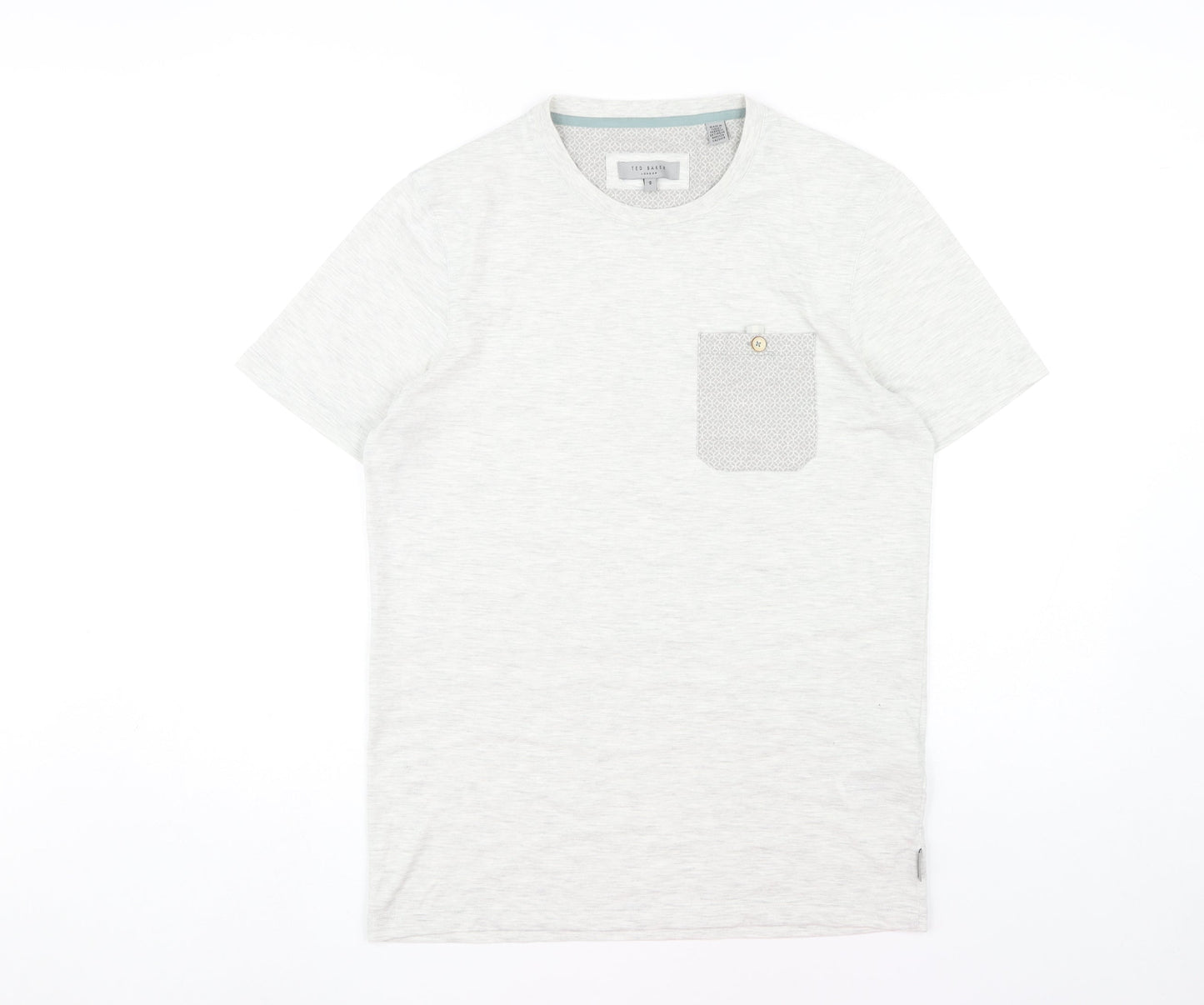 Ted Baker Men’s Grey Crew Neck T-Shirt, Size S