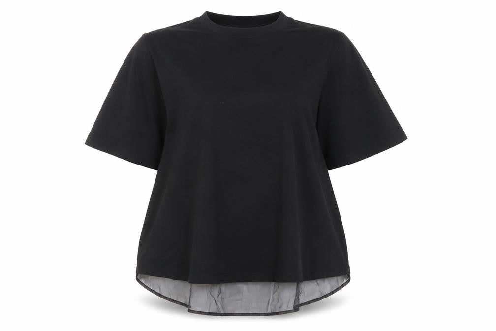 Womens UK Size 10 ASOS Black Basic Blouse