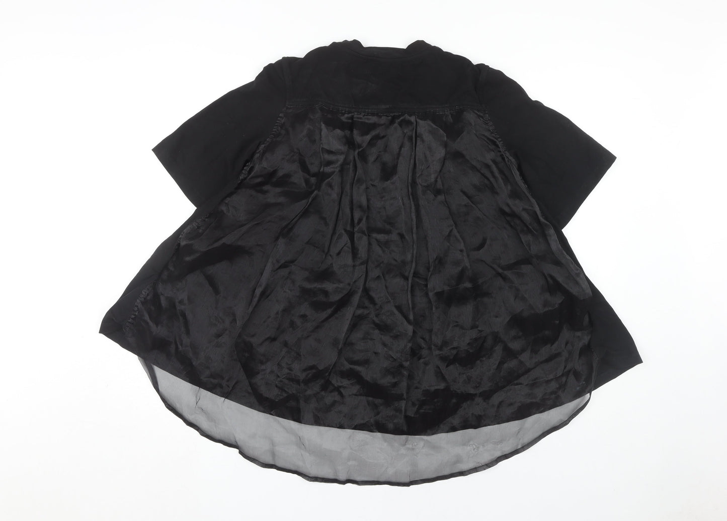 Womens UK Size 10 ASOS Black Basic Blouse