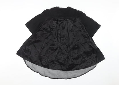 Womens UK Size 10 ASOS Black Basic Blouse