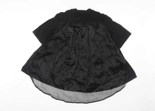 Womens UK Size 10 ASOS Black Basic Blouse