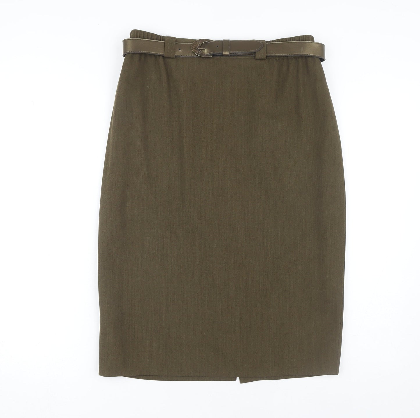 GOLD by Michael Women's Brown Pencil Skirt Size 14