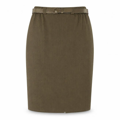 GOLD by Michael Women's Brown Pencil Skirt Size 14