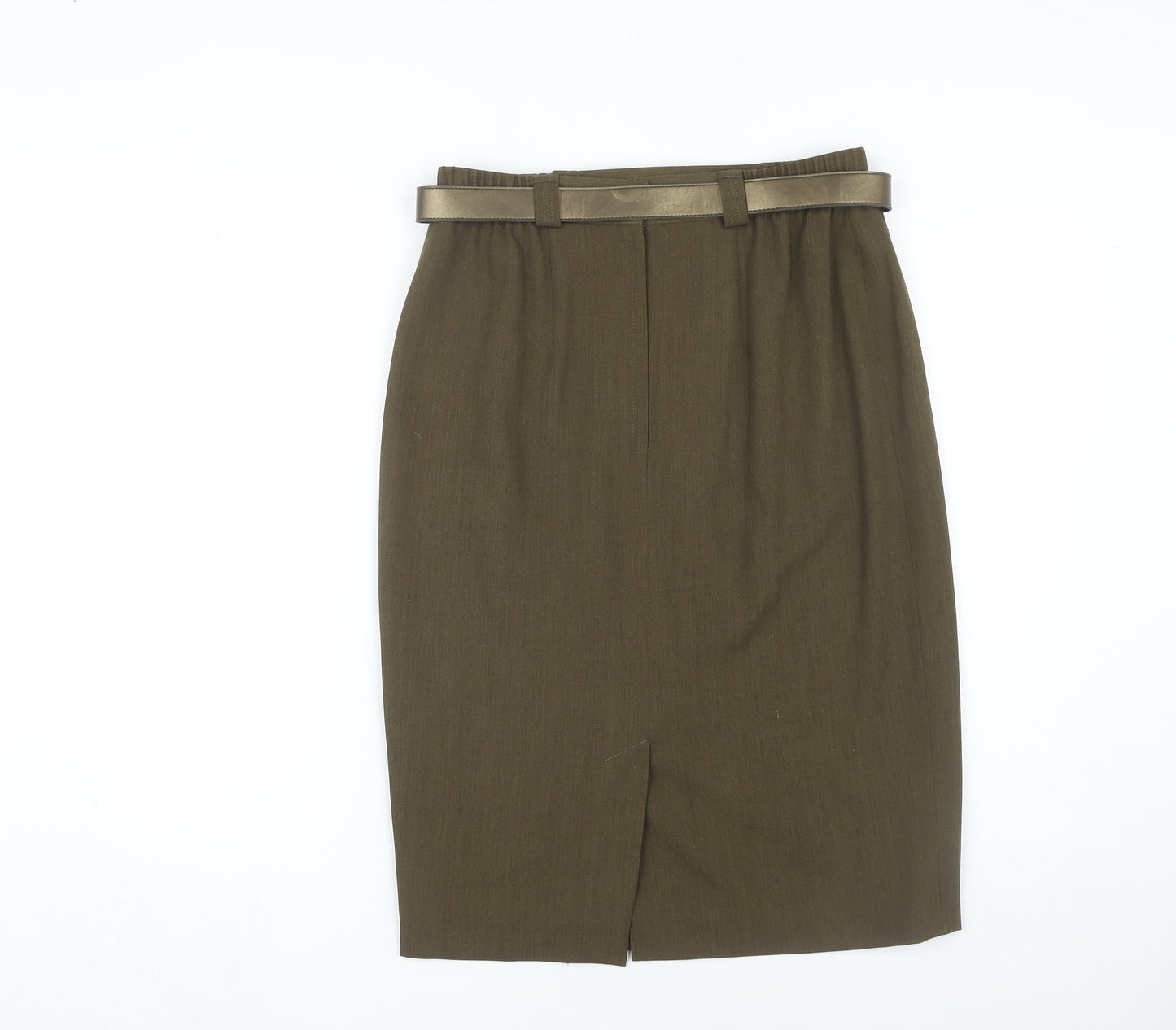 GOLD by Michael Women's Brown Pencil Skirt Size 14