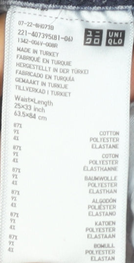 Uniqlo Women's Blue Skinny Jeans, Size 25