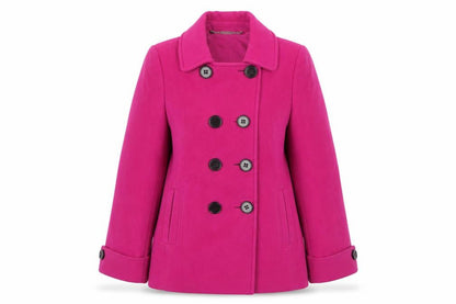 Womens UK Size 14 Planet Pink Pea Coat