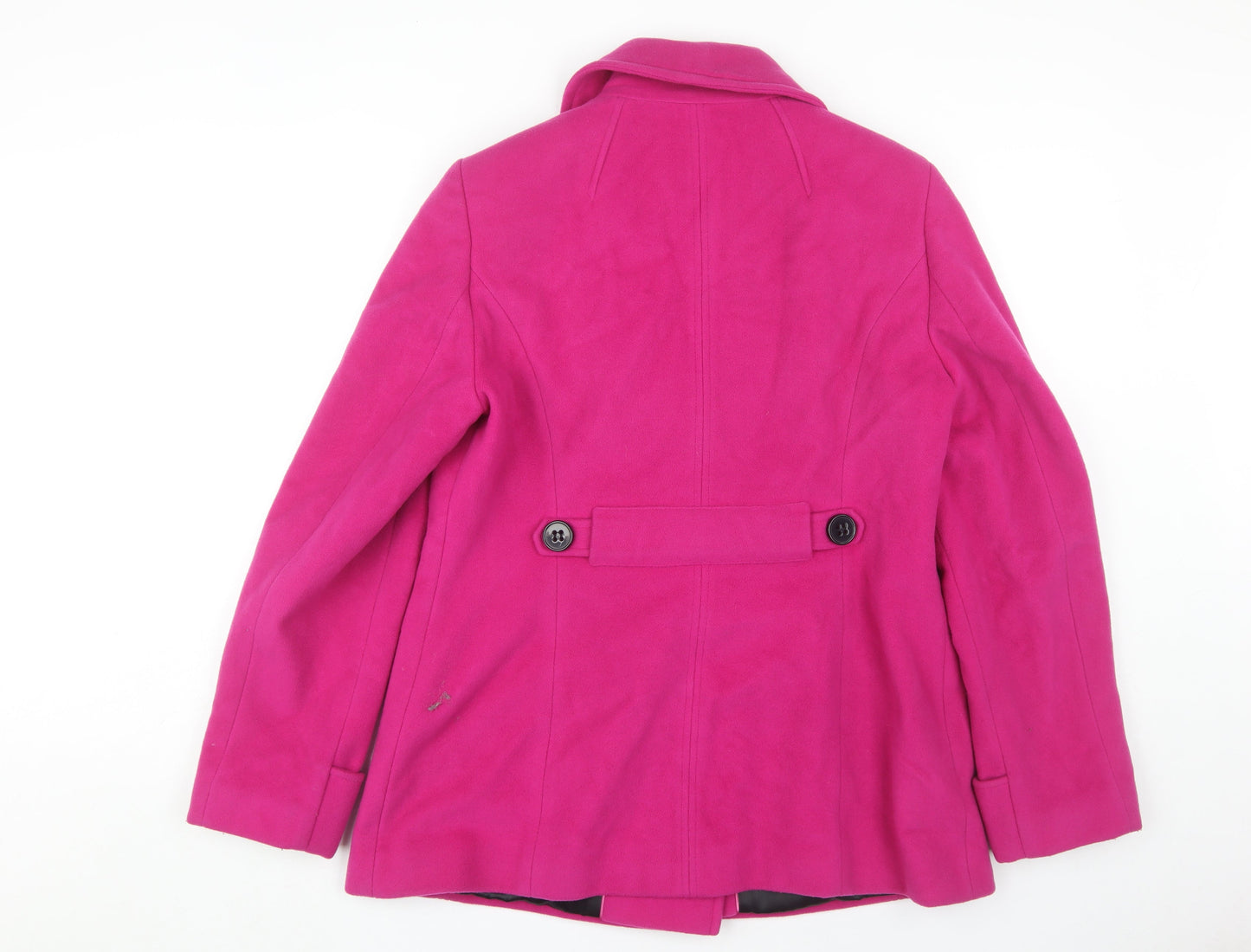 Womens UK Size 14 Planet Pink Pea Coat