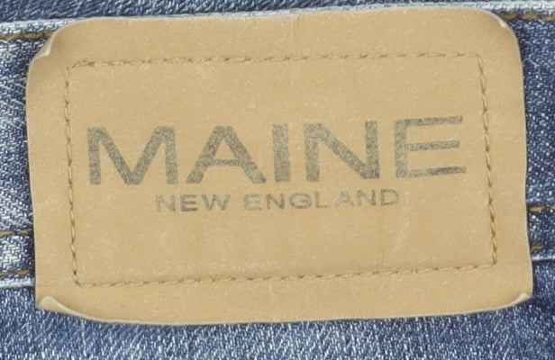 Maine New England Men's Blue Bootcut Jeans, Size 40S