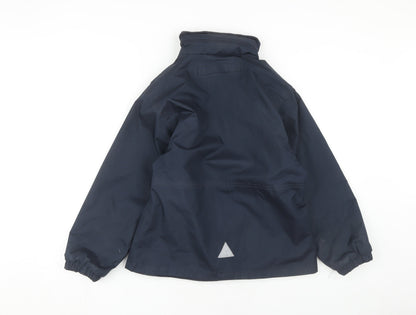 Result Boys Blue Waterproof Rain Coat 9-10 Years
