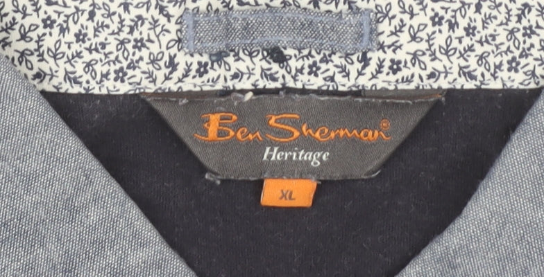 Mens UK Size XL Ben Sherman Cotton Polo Shirt