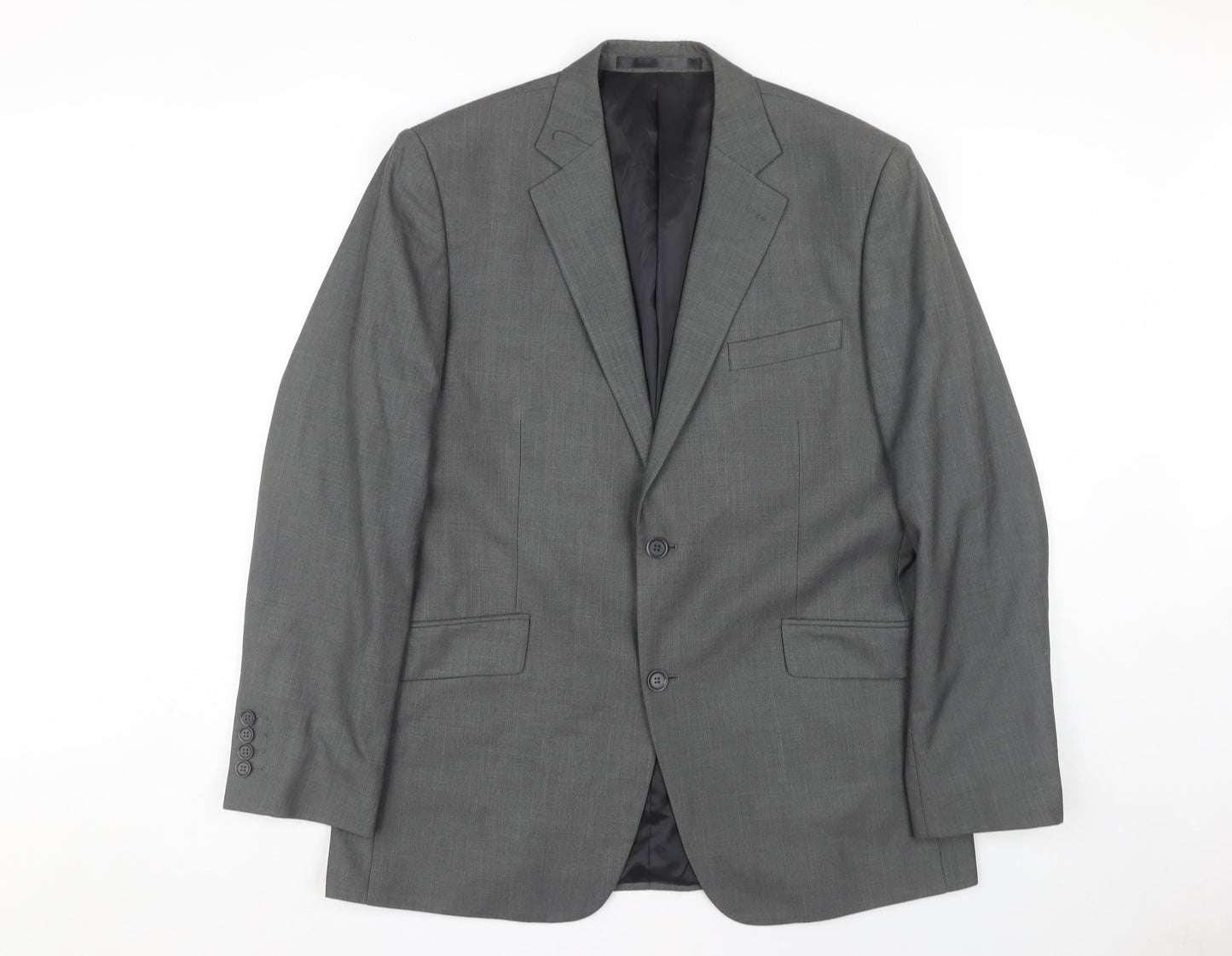 Dehavilland Men's Grey Regular Fit Blazer 42