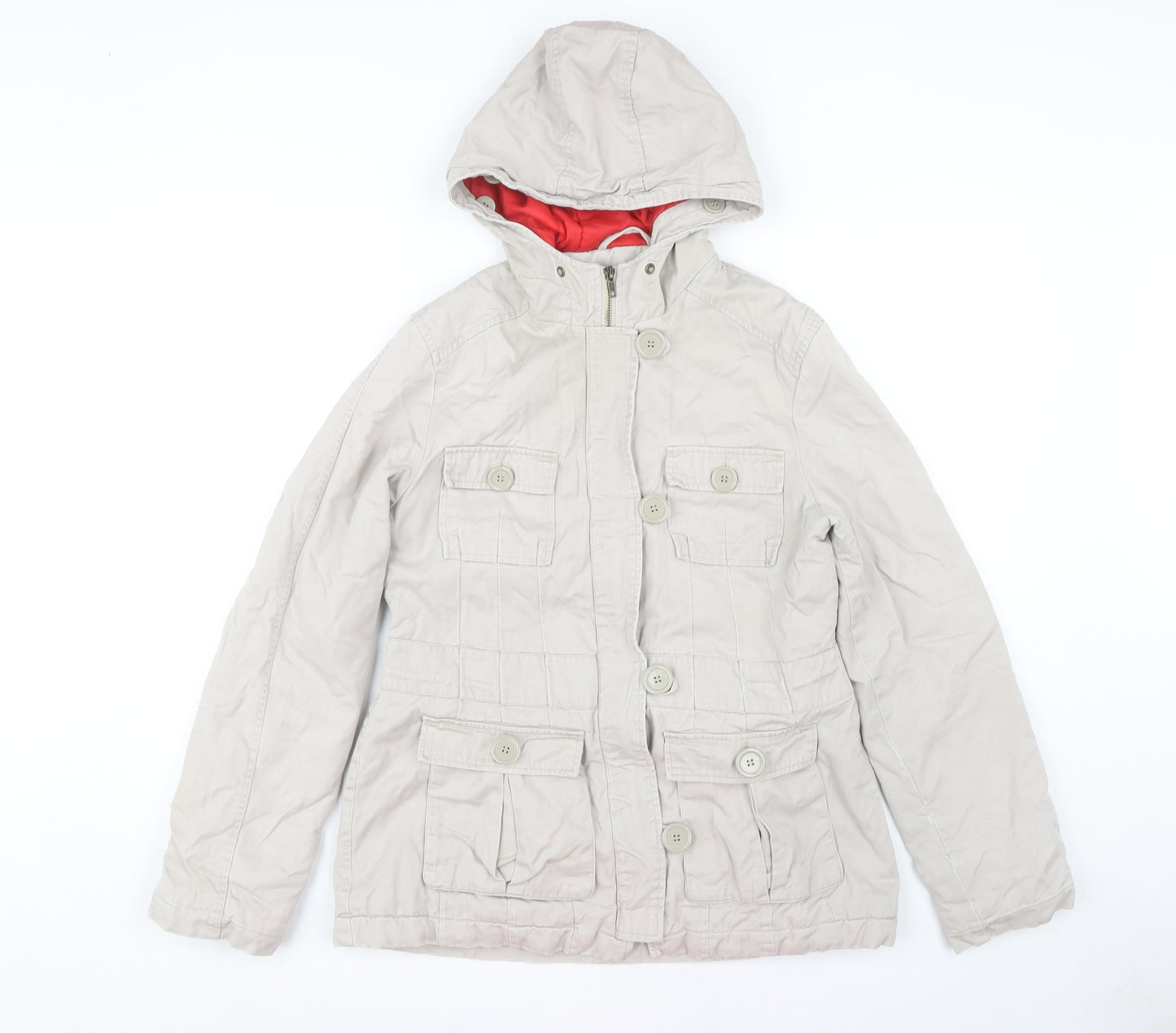 New Look Beige Women's Anorak Jacket Size 10