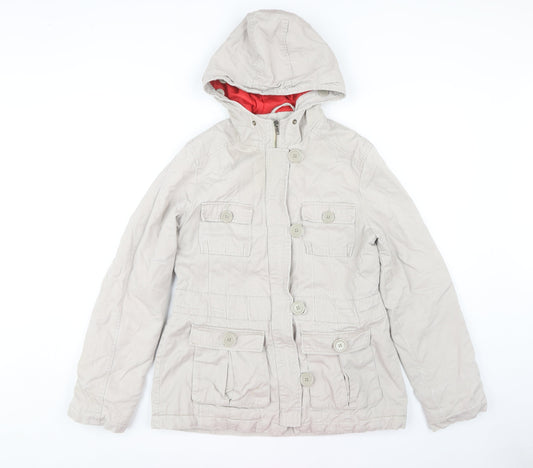 New Look Beige Women's Anorak Jacket Size 10