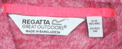 Regatta Girls' Red Pullover Hoodie 9-10 Years Outdoor Style