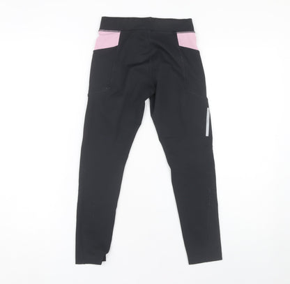 Karrimor Girls Black Running Leggings 9-10 Years