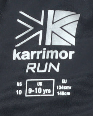 Karrimor Girls Black Running Leggings 9-10 Years