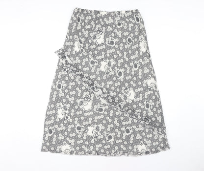 Chianti Women's Multicoloured Floral Skirt Size 14