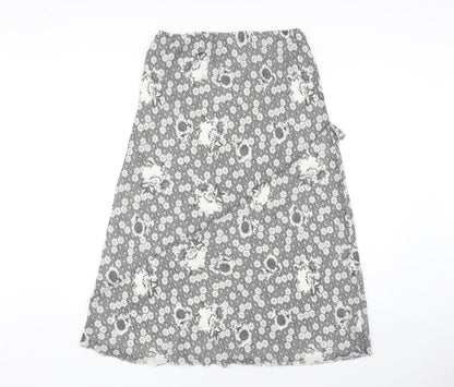 Chianti Women's Multicoloured Floral Skirt Size 14