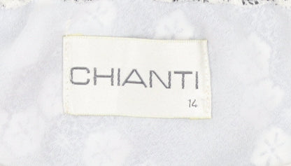 Chianti Women's Multicoloured Floral Skirt Size 14