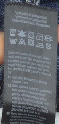 F&F Men's Blue Tapered Jeans, Size 34, Medium Wash