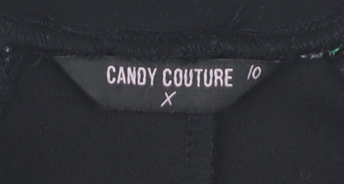Candy Couture Girls Black Sleeveless Dress Size 10Y