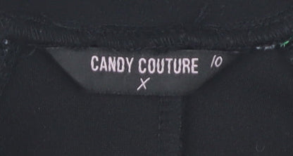 Candy Couture Girls Black Sleeveless Dress Size 10Y