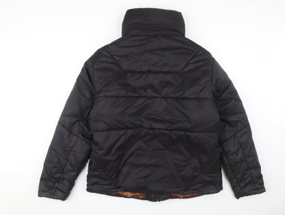 Womens UK Size S COLLUSION Black Puffer Jacket