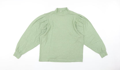Womens UK Size 12 Stradivarius Green Pullover Jumper