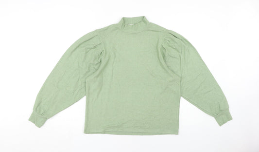 Womens UK Size 12 Stradivarius Green Pullover Jumper