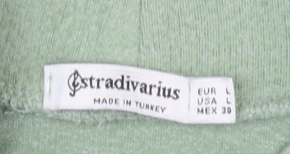 Womens UK Size 12 Stradivarius Green Pullover Jumper