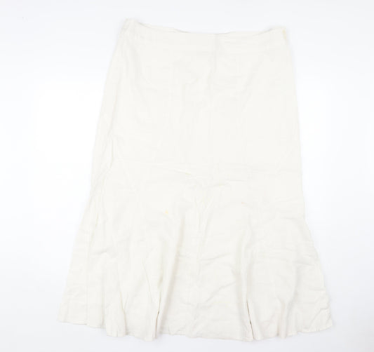 Mia Moda Women’s White Long Skirt Size 18