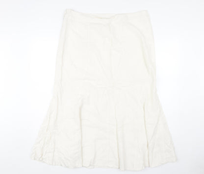 Mia Moda Women’s White Long Skirt Size 18