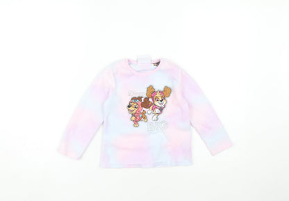 Paw Patrol Girls Multicoloured Pyjama Top 3-4 Years