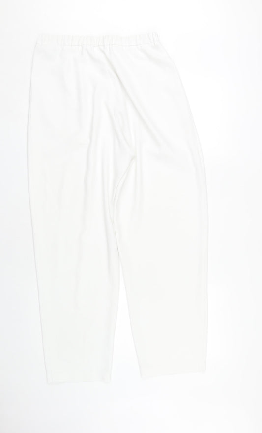 Frank Usher Women's White Trousers, Size 14