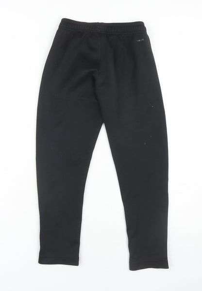 Adidas Boys Black Jogger Trousers 7-8 Years