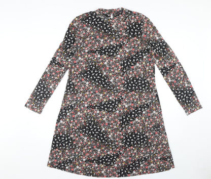 Marks & Spencer Floral Dress, Women's Long Sleeve, Size 14
