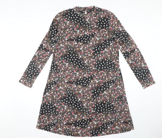 Marks & Spencer Floral Dress, Women's Long Sleeve, Size 14