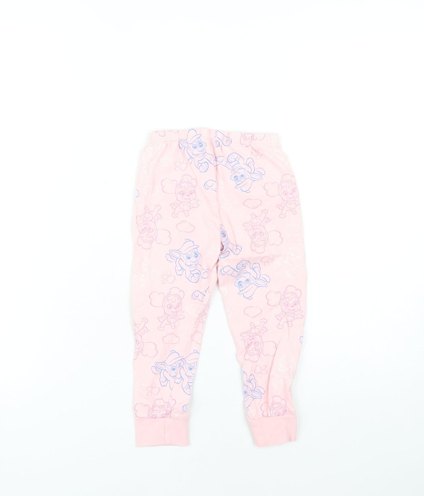Girls Pink PAW Patrol Pyjama Pants, 3-4 Years, Cotton Blend