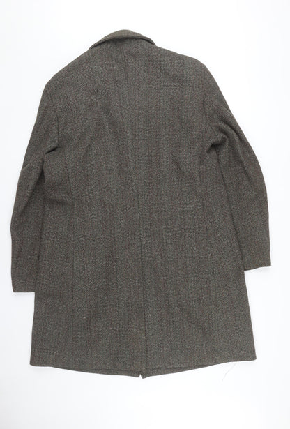 Mens UK Size 42 Foster Menswear Brown Overcoat