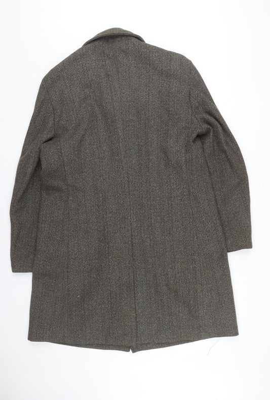 Mens UK Size 42 Foster Menswear Brown Overcoat